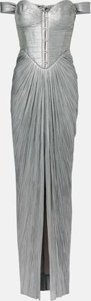 Maria Lucia Hohan Susie silk tulle bustier gown