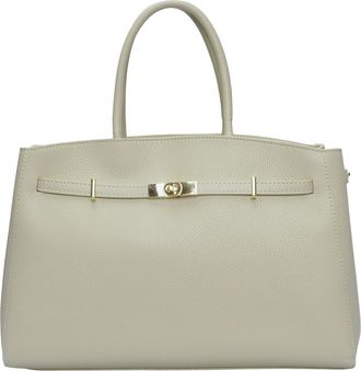 Anna Luchini Beige Rundleer Tas