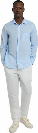 Onia Garment Dye Cotton Voile Shirt in Light Blue at Nordstrom, Size X-Large L