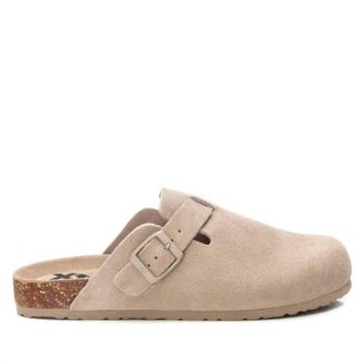 Xti Womens Suede Clogs In Beige