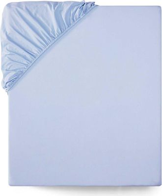Tommy Hilfiger Essentials Cotton Fitted Sheet in Boathouse Blue at Nordstrom Rack, Size Twin X-Long