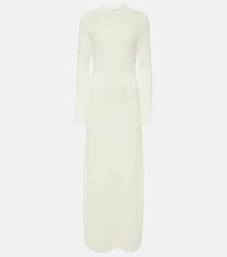 Proenza Schouler Lara cutout bouclé maxi dress