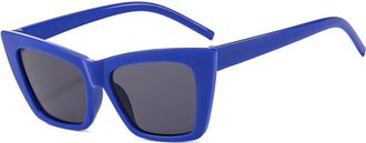 Generic Mens Vacation Driving Sunglasses Outdoor Womens Commuter Sun Glasses(Blue)