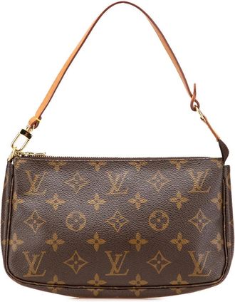 Louis Vuitton Borsa a spalla Pochette Accessoires con monogramma 2000 - Marrone