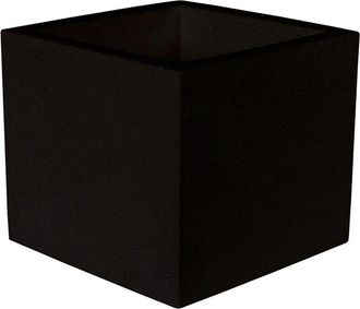 OEM Narciso 40 Macetero Cuadrado De Interior Y Exterior Para Plantas Y Flores Muy Resistente Al Paso Del Tiempo. Hecho De Polietileno En Espa&ntilde;a - Negro