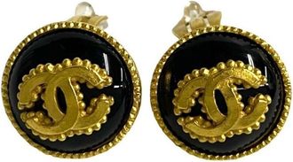 Chanel gold gold Plating Clip Earrings (Pre-Owned)