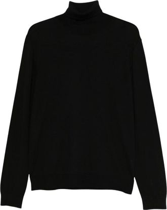 Daniele Fiesoli Turtleneck Trui - Heren - Coltruien - Zwart - XL - Wol - Truien & Vesten