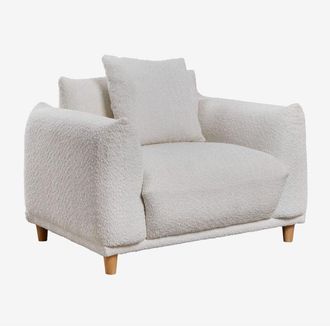 Sklum Sklum - Pack de 2 sillones en bouclé Eracli