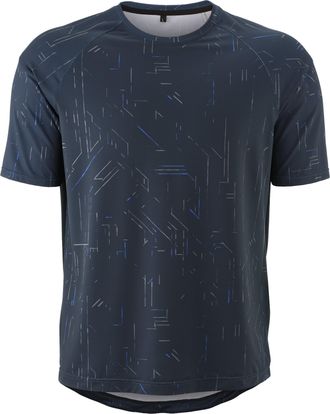 Gonso Radtrikot GONSO Trail Jersey M, Herren, Gr. 6XL, blau (nachtblau), 88% Polyester (recycelt), 12% Elasthan, Rundhals, Trikots Radtrikot, Herren Fahrrad