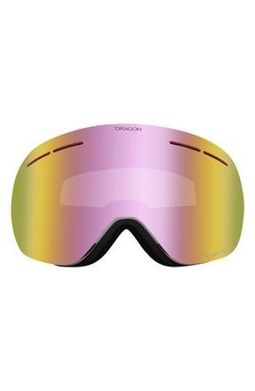Dragon X1S 70mm Snow Goggles in Whiteout Ll Pink at Nordstrom Rack