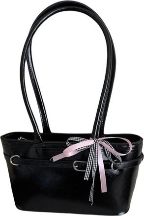 Generic Leather Fashion Womens Bag - Simple Version Shoulder Underarm Bag, High-Grade Texture Top-Handle Bag, Stylish Ladies Handbag for Daily & Casual Outfit