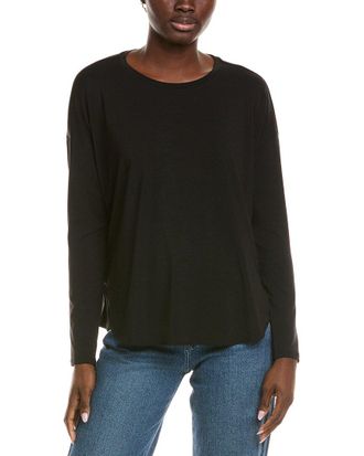 Eileen Fisher Round Neck Boxy Top