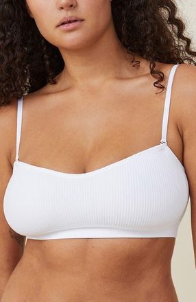 Cotton On Womens Seamless Sweetheart Padded Bandeau in White at Nordstrom, Size X-Small