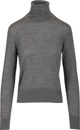 Forte_Forte My Knit Turtleneck - Dames - Coltruien - Grijs - XS - Wol - Truien & Vesten