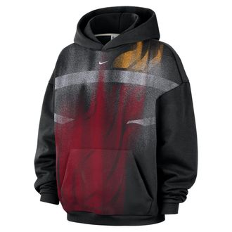 Nike Miami Heat Standard Issue Nike Mens NBA Fleece Basketball Hoodie in Black | IQ2526-010