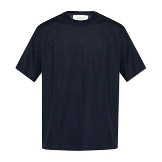 Lisa Yang Cashmere Knitwear, male, Blue, Size: 2XL Johannes Top