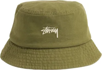 St&uuml;ssy Stock Bucket Hat Olive 1321290-OLIV