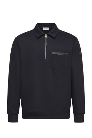 Moncler POCKET DETAIL LS POLO Size: XXL, colour: NAVY