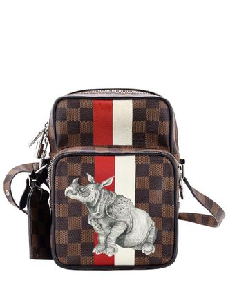 Louis Vuitton Brown Limited Edition Chapman Savane Damier Amazone Bag (Authentic Pre-Loved)