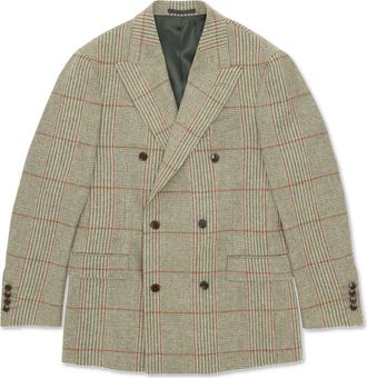 Fortela Shetland Double-Breasted Jacket in Multicolor at Nordstrom, Size 50 Eu
