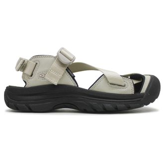 Keen Zerraport II Synthetic Textile Womens Comfort Sandals - Silver Birch Black - Size:UK 7.5
