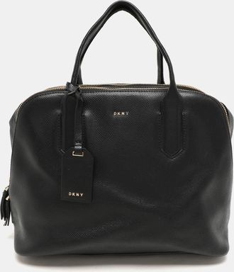 DKNY Dkny Chelsea Black Leather Satchel