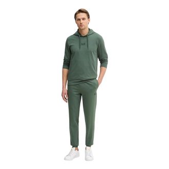 Emporio Armani Trainingsset - Heren - Sport - Groen - Maat: S Katoen