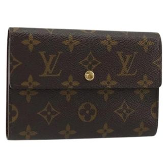 Louis Vuitton Pre-owned Wallets, female, Brown, Size: ONE SIZE Pre-owned Vintage Trifold Wallet