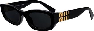 Miu Miu Womens Sunglasses 0mu B04s Black Acetate