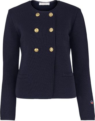Busnel Kelly Jacket - Dames - Vesten - Blauw - 2XL - Wol - Truien & Vesten