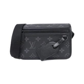 Louis Vuitton Black Coated Canvas Shoulder Bag (Pre-Owned)