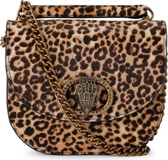 Kurt Geiger Chelsea Genuine Calf Hair Saddle Bag in Brown/oth at Nordstrom Rack