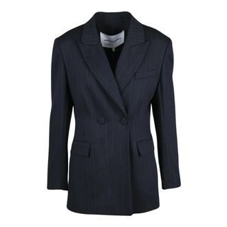 Margaux Lonnberg Margaux Lonnberg, Jassen, Dames, Blauw, S, Wol, Giacca Lunga