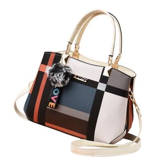 Generic Handbags, Shoulder Bag | Classic Tote Hobo Handbags | Women Shoulder Clutch Bag with Adjustable Shoulder Strap for Wife, Adults, Girlfriend, White, ri