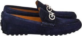 Ferragamo Ferragamo Gancini Ornament Driver Loafers, Size 9 EE