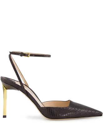 Tom Ford snake-effect pumps - Brown