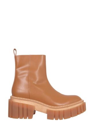 Stella McCartney Brown Zip Shoes