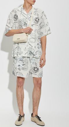 Jacquemus Patterned Short-sleeve Shirt, Mens, White