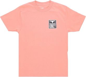 Obey Citrus Eyes Heren T-shirt - Heren - T-shirts - Roze - XL - Katoen - Tops