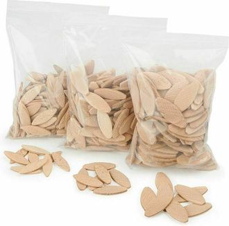 OEM Assortimento Di 20 Tipi Di Blocchetti Di Legno Lamello, 100 Pezzi Per Misura, In Legno Massello Di Faggio. Ideali Per Fresatrici/tagliabiscotti