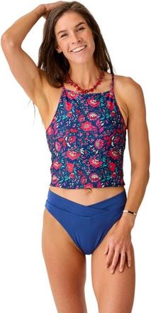 Carve Designs Boca Compression Tankini in Isla at Nordstrom, Size Xx-Small