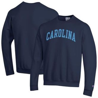 Champion Mens Champion Navy North Carolina Tar Heels Basic Arch Fleece Pullover Sweatshirt at Nordstrom, Size Small