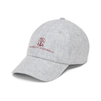 Brunello Cucinelli Heren, Accessoires, Grijs, Maat: L Wol