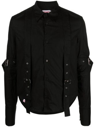 Charles Jeffrey Loverboy Camicia con fibbia - Nero