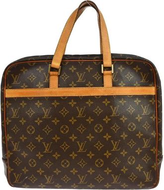 Louis Vuitton Pre-owned Handbags, female, Brown, Size: ONE SIZE Pre-owned Vintage Monogram Canvas Briefcase Bag