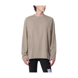 SATISFY Fuzzfleece Octa Long Tee - Sport - Hombre - Beige - M