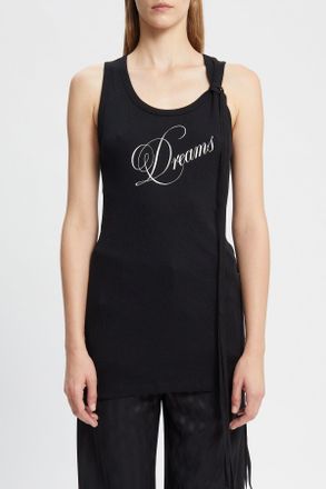 Ann Demeulemeester Seva Standard-Tanktop mit Dreams-Aufdruck