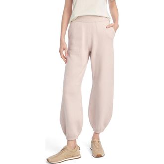 Favorite Daughter The Fatigue Sisters Barrel Leg Cotton & Cashmere Joggers in Blush Pink at Nordstrom, Size X-Large