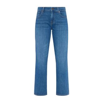 7 For All Mankind Dames, Jeans, Blauw, Maat: W28 Katoen