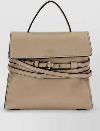 Moschino leather clutch bag